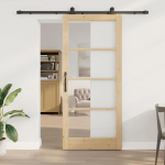 Liuguks pruun 93 x 211 cm puit ja metall