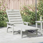 Lamamistool valge 195,5 x 53 x 98,5 cm hdpe