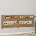 Kinga kapp riiuliga 2 tk k&auml;sit&ouml;&ouml;puu 85 x 18 x 90 cm tehispuit