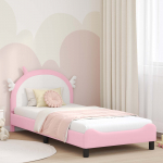 Laste voodiraam peatoega peaga Roosa 90 x 200 cm PU