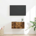 TV Seina Kapp Suitsetatud tamm 60 x 31 x 29,5 cm Tehispuit