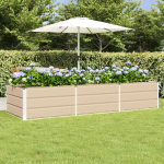 Taimekast ebarealne 240 x 80 x 45 cm teras