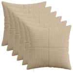 Diivanipadi 6 tk ALMELO pruunikashall 40 x 40 cm manchester
