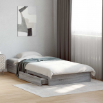 Voodiraam ladustamisega Hall Sonoma 80 x 200 cm Tehispuit