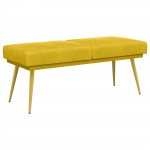 Kahekordne pink kollane 120 x 45 x 46 cm samet