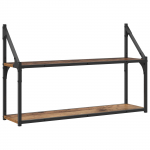 Seinariiul Seinale kinnitav Vana puit 80 x 21 x 51 cm metall PB