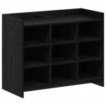 Kinga kapp ladustamisega Must tamm 85 x 39,5 x 70 cm Tehispuit