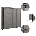Garderoob 4 sektsiooniga, hall 175 x 45 x 170 cm