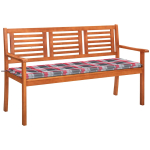 3-kohaline aiapink padjaga 150 cm, eukal&uuml;ptipuit