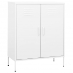 Hoiukapp, valge, 80 x 35 x 101,5 cm, teras