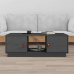 Diivanilaud, hall, 100 x 50 x 35cm, m&auml;nnipuit