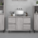 Valamukapp, hall sonoma tamm, 80 x 33 x 60 cm, tehispuit