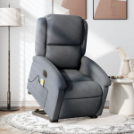 Elektriline p&uuml;stit&otilde;usmist toetav massaažitool, tumehall, samet