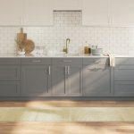 Vaip, ristk&uuml;likukujuline, naturaalne hele, 60 x 300 cm, bambus