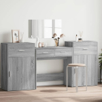 4-osaline tualettlaua komplekt, hall sonoma tamm, tehispuit