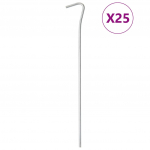 Telgivaiad 25 tk, 23 cm &oslash;4 mm, tsingitud teras