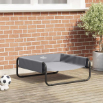 Koeravoodi helehall 75 x 75 x 30 cm teras