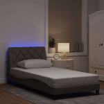 VOODIRAAM LED-IGA ILMA MADRATSITA TAUPE 100X200 CM KANGAS