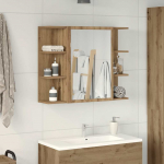 VANNITOA PEEGELKAPP ARTISAN TAMM 80X20,5X64 CM EHITUSPUIT