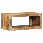 Telerikapp riiuliga Pruun 60 x 30 x 25 cm Mangopuit