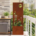 Aia privaatsuse kate rooste 50 x 32 x 150 cm kulunud teras