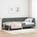 Nurga voodiraam Tumehall 90 x 200 cm kangas