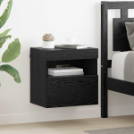 TV Seinakapid 2 tk Must tamm 40 x 30 x 40 cm Tehispuit