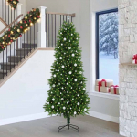 J&otilde;ulupuu koos 300 led-iga koos alusega roheline 240 cm pe