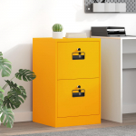 Failikapp kollane sinep 44 x 50 x 106.5 cm k&uuml;lmvalsitud teras