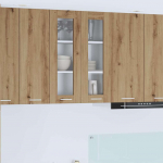 Seinakapp uksega riga k&auml;sit&ouml;&ouml;puu 60 x 31 x 80 cm tehispuit