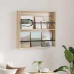 Ajakirja riiul riiuliga sonoma tamm 80 x 12 x 70 cm tehispuit