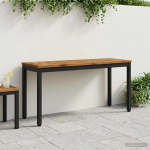 Aiapink 108,5 x 35 x 45 cm Tugev akatsiapuu Naturaalne ja must