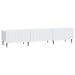 Telerikapp sahtliga Valge 147 x 34,5 x 32 cm Tehispuit