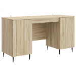 Laud riiuliga uksega Sonoma tamm 142,5 x 50 x 75 cm Tehispuit