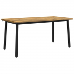 Elusa servaga eine laud 160 x 70 x 75 cm Tugev akatsiapuu Valge