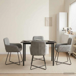 S&ouml;&ouml;gitoa Toolid 4 pcs Samet Helehall 59 x 56,5 x 86 cm
