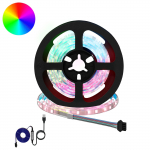 LED Ribad 12 pcs Must ja l&auml;bipaistev 1000 mm Vask ja plastik