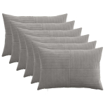 Diivanipadi 6 tk ALMELO helehall 30 x 50 cm manchester