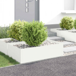 Murupiire 4 tk 100 x 60 x 35 cm Teras Valge