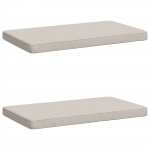 2-osaline Padi Pinkidele VUGHT 2 tk 100% Pol&uuml;ester Valge