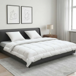 Tekk ja padjakomplekt 3 tk 220x240 cm Suvi 140 GSM Vill Valge
