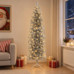 Kunstlik &otilde;huke j&otilde;ulukuusk 180 cm 300 LED-i Soe valge