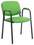 K&uuml;lalistool Ken PRO, tehisnahk, roheline