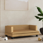 Koeravoodi, pruun, 80 x 45 x 30 cm, samet