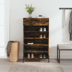 Jalatsikapp, suitsutatud tamm, 60 x 35 x 105 cm, tehispuit