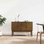 Puhvetkapp, meepruun, 110x40x78 cm, m&auml;nnipuit