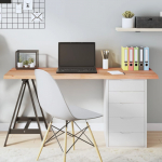 Lauaplaat, helepruun, 140 x 40 x (2-4) cm, t&ouml;&ouml;deldud tammepuit