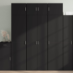 HOIUKAPP, MUST, 70 X 42,5 X 225 CM, TEHISPUIT