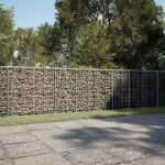 Kaanega gabioonkorv, 500x100x100 cm, tsingitud raud