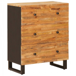 Hoiustamise k&otilde;rvalhoidja pruun 60 x 33 x 75 cm tugev mango puu